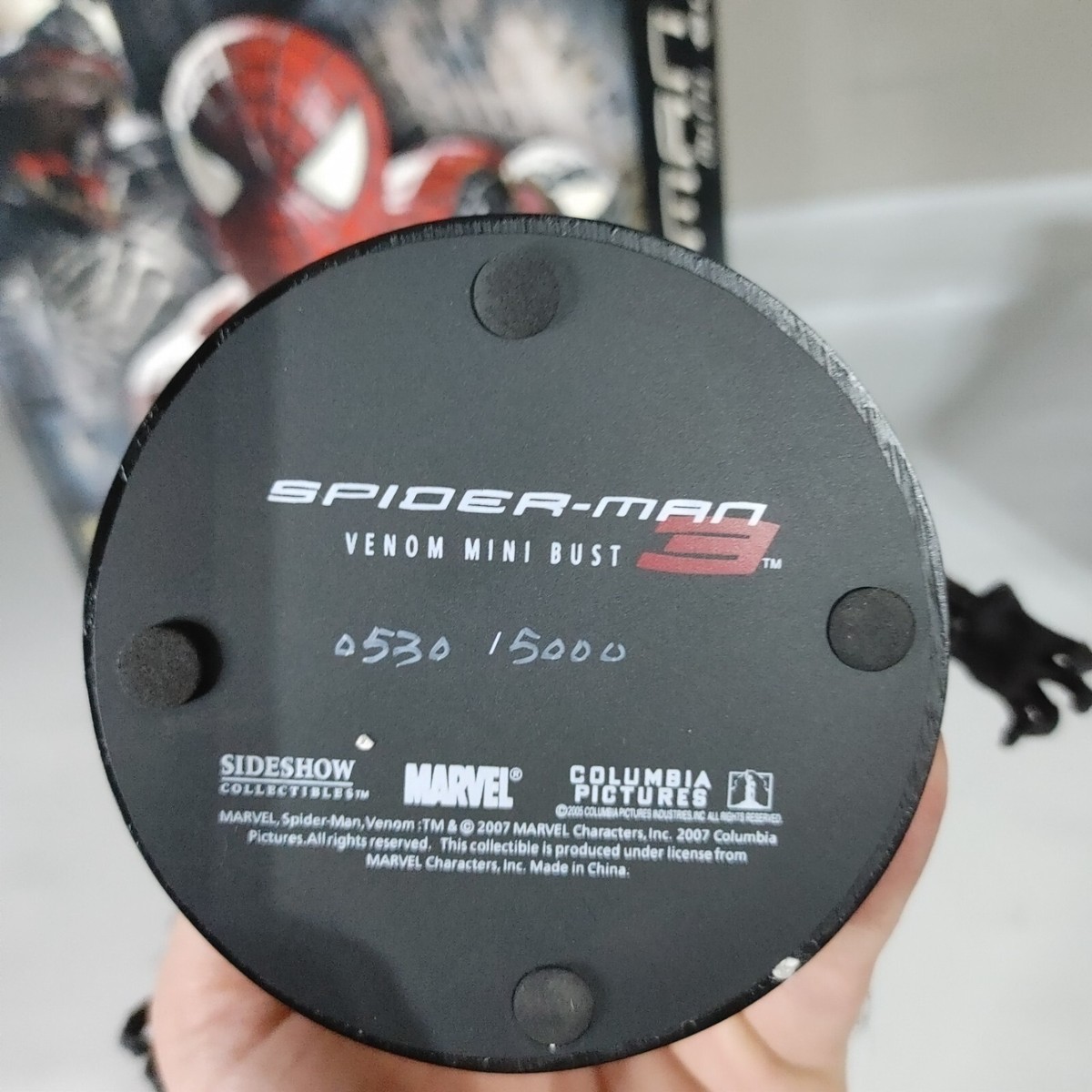SPIDER-MAN 3 VENOM SIDESHOW MINI-BUST MARVEL 0530/5000 | eBay