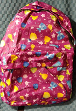 Mochila de princesa de dibujos animados para niños escuela tiene fotos de vestidos de princesa