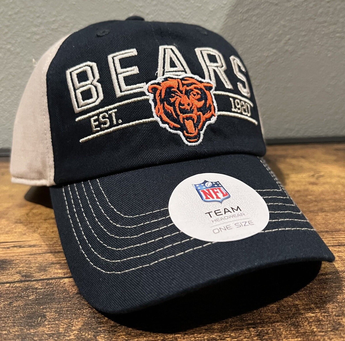 Football Hat Chicago Bears Draft Hat 2021 Youth New Era Gray/Navy