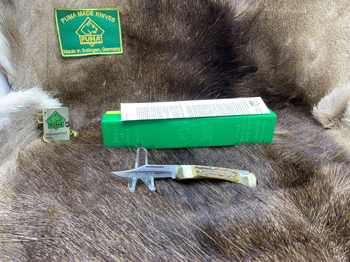 Puma green handle knife cheap