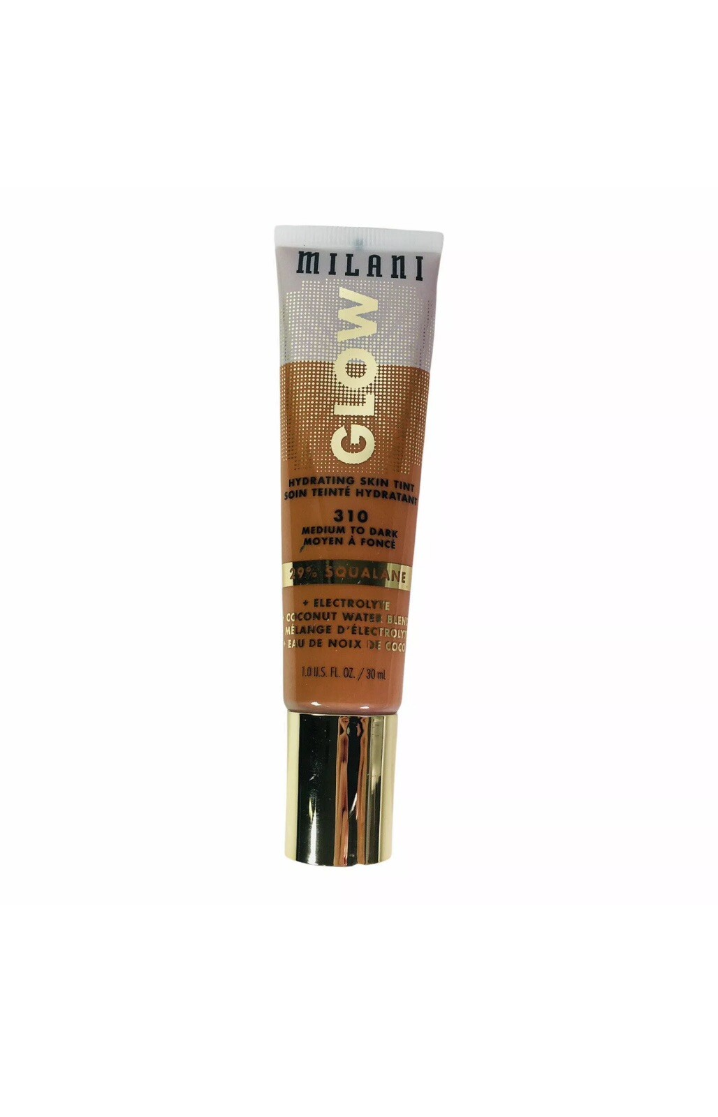 Milani Glow Hydrating Skin Tint 310 Medium to Dark 1 FL Oz