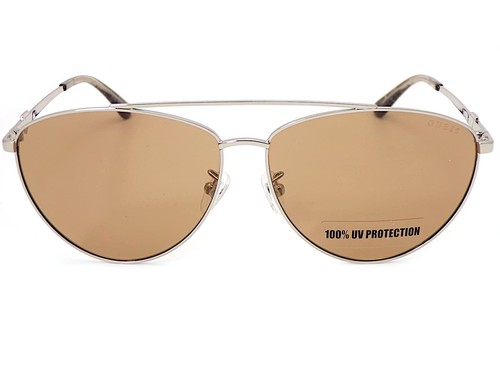 GUESS Mujer Gafas de Sol Gris Plata Carey con Marrón CAT.2 Lentes GU7758 10E - Imagen 3 de 4