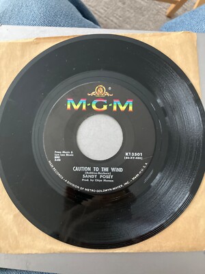 A Sandy Posey Born A Women / Caution To The Wind MGM 45 RPM K13501 