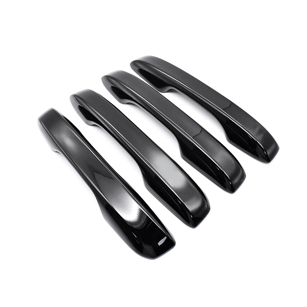 4x For 2022-2025 Honda 11th Gen Civic Door Handle Covers W/ Front Smartkey Black
