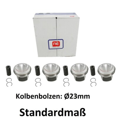 4x Kolben STD Ø82,51 Bolzen 23mm für VW 1.8 TSI 130050059800 06H107065BF CDA