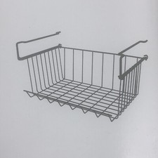 2 Stackable Hanging Hunting Home Office Wire Basket Pantry Storage Organize Bin