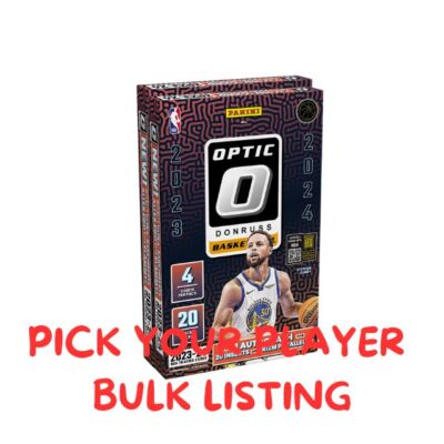 2023-24 Donruss Optic Basketball Vet/Rookie Parallel/Insert PICK YOUR PLAYER II