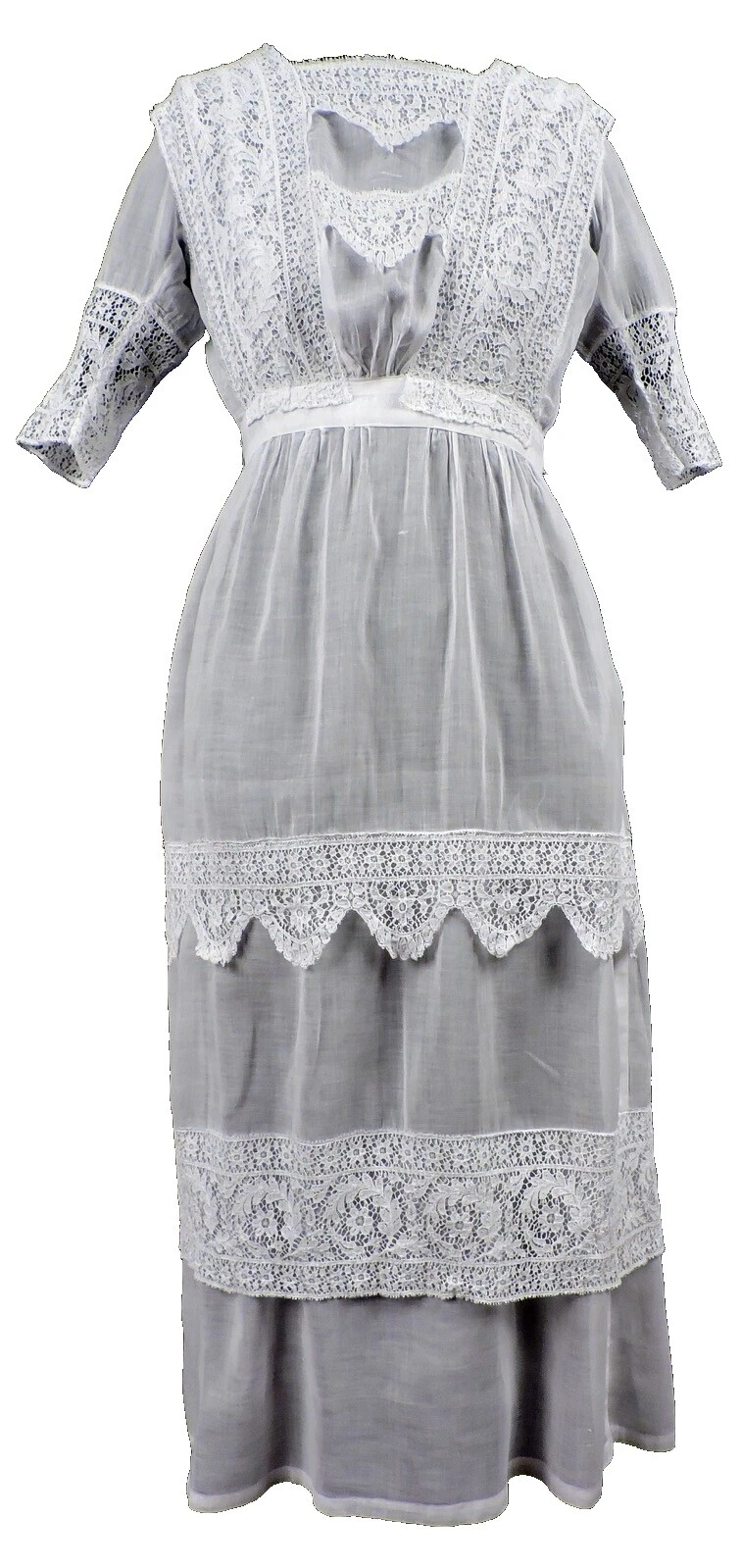 Lace Women's White Pre 1920 Vintage Clothing