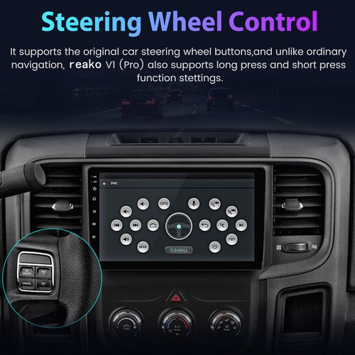 Carplay GPS Car Radio For 2013-18 Dodge Ram 1500 2500 3500 Android 13 Stereo BT - Foto 6 di 13