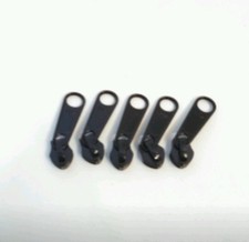 5 YKK black tooth zipper pulls 5 USA sports camping bags sewing sliders