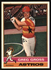 1976 Topps #171 Greg Gross EX/EX+ Astros 580176