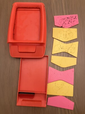 1979 Blue Box Magic Printer Kind Reise Aktivität Spielzeug Bilder erstellen