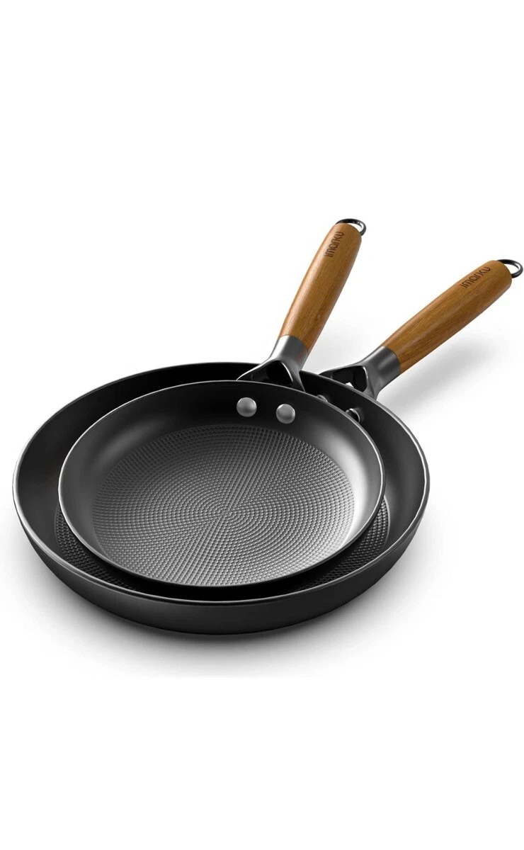 imarku Non Stick Frying Pans - 8 inch & 10 inch Frying Pan Nonstick Set