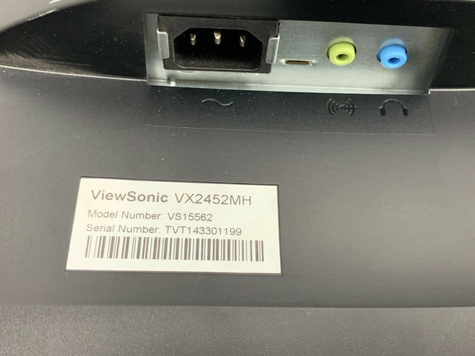 ViewSonic VX2452MH 24 Inch LED Monitor 