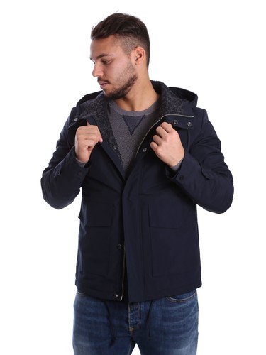 PIUMINO - UOMO - Antony morato - GIUBBOTTO 7051 - POLIESTERE - BLU -  MMCO0042 | eBay