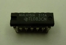 Lot of 5, TL083CN FET-Input Dual Operational Amplifiers Single Supply, DIP IC