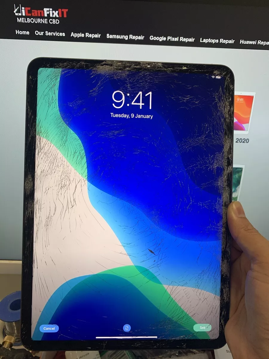 iPad Pro 12.9 3rd/ 4th Gen Cracked Glass and Screen Repair