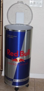 red bull can fridge