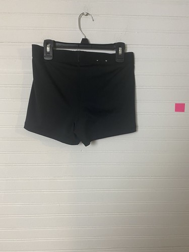 So Girls Activewear Pull On Shorts Black Flat Front Stretch Medium - Picture 5 of 6