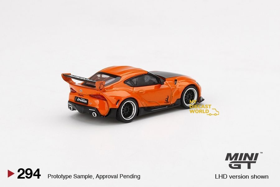 1/64 Mini GT #294 Pandem Toyota GR Supra V1.0 Mijo Exclusive World