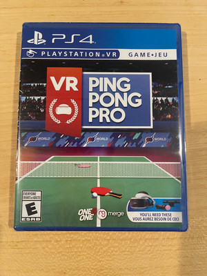 VR Ping Pong Pro Playstation 4 (PS4) PSVR Brand New/Sealed