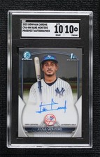 2023 Bowman Chrome Prospect Auto Hans Montero #CPA-HM SGC 10 GEM Auto 13cy