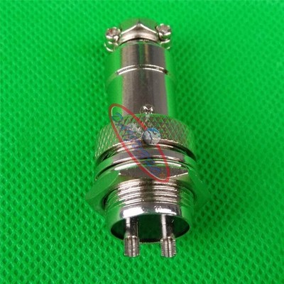 2Pin Male Female Panel Chassis Harness AC-DC Power Connector Kit New &ex