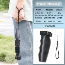 For DJI Osmo Pocket 3 Quick-Release Handle Grip, Ergonomic Handheld Stabilizer