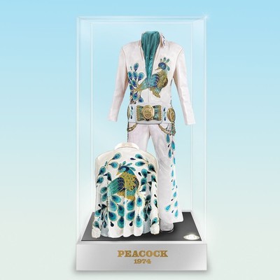 ELVIS PRESLEY Illuminated Jumpsuit Sculpture Collection #2 Peacock 6   NEW