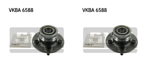 SKF 2X Radnabe Radlagersatz Hinten FüR Chrysler PT Cruiser Dodge Neon II PT-image