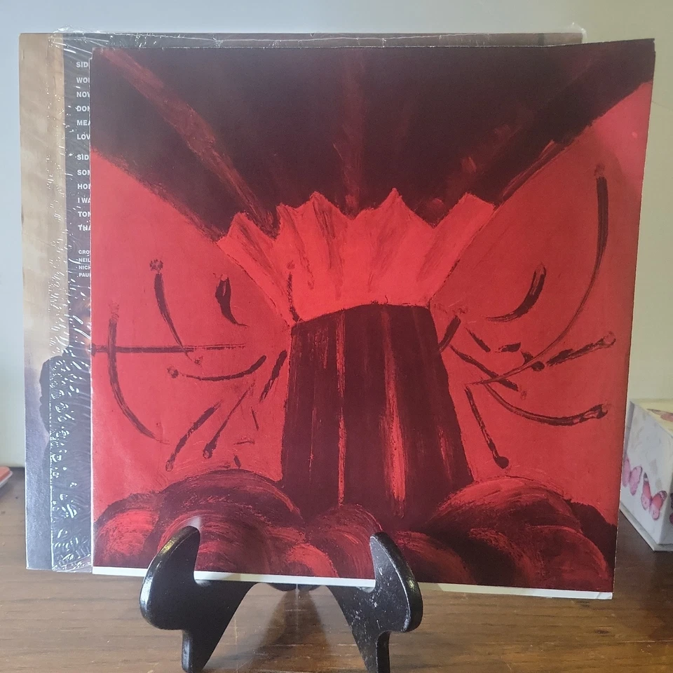 CROWDED HOUSE S/T CAPITOL 1986 SYNTH POP ROCK LP SHRINK HYPE STICKER Foto 3 de 4