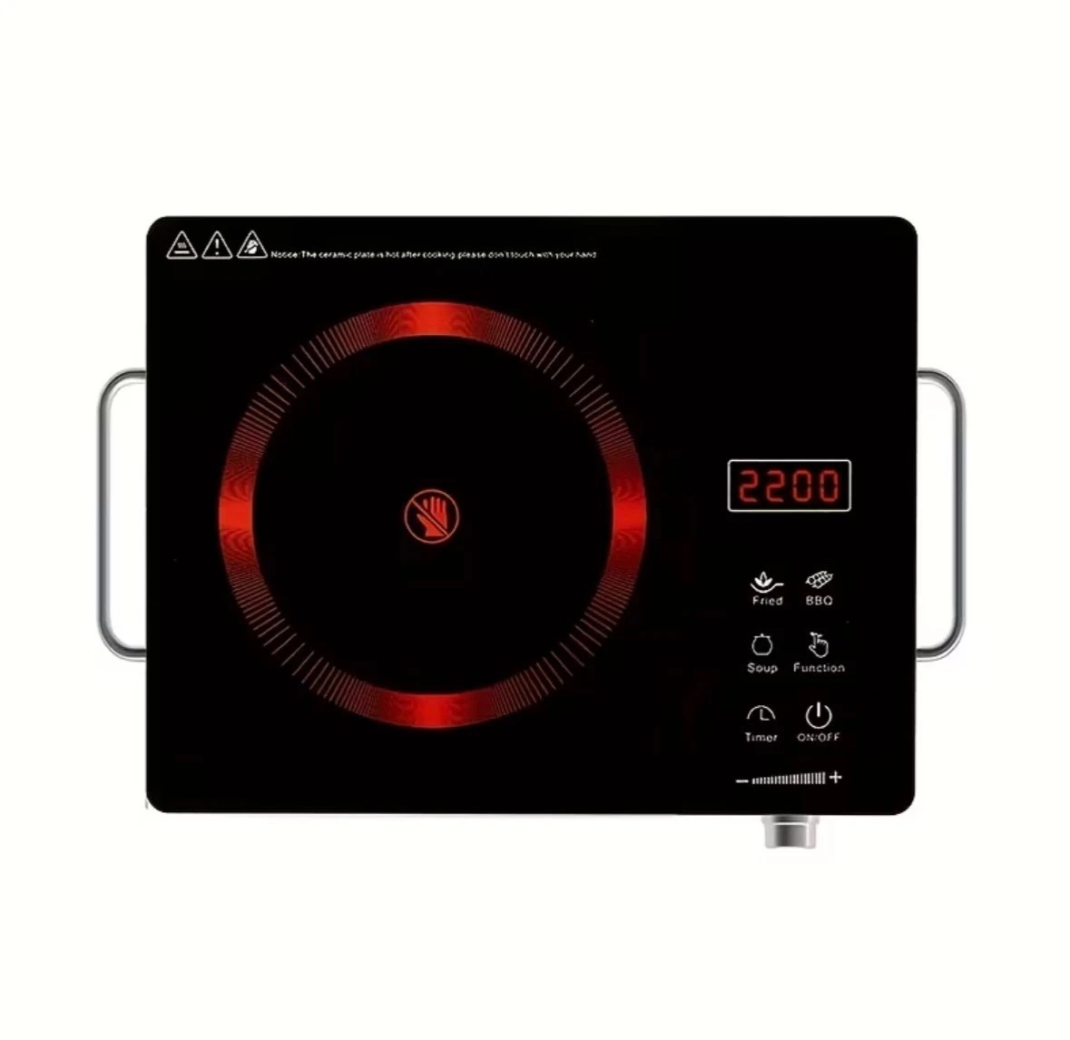 2200W Electric Ceramic Stove Infrared Induction Stove Cooking Stove US 110V