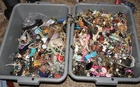 mixed vintage costume jewelry / wristwatches  lot over 43lb craft repurpose