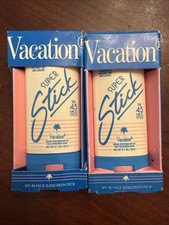 Vacation Super Stick SPF 45 Face Sunscreen Stick 0.7oz Lot of 2 Exp 2028