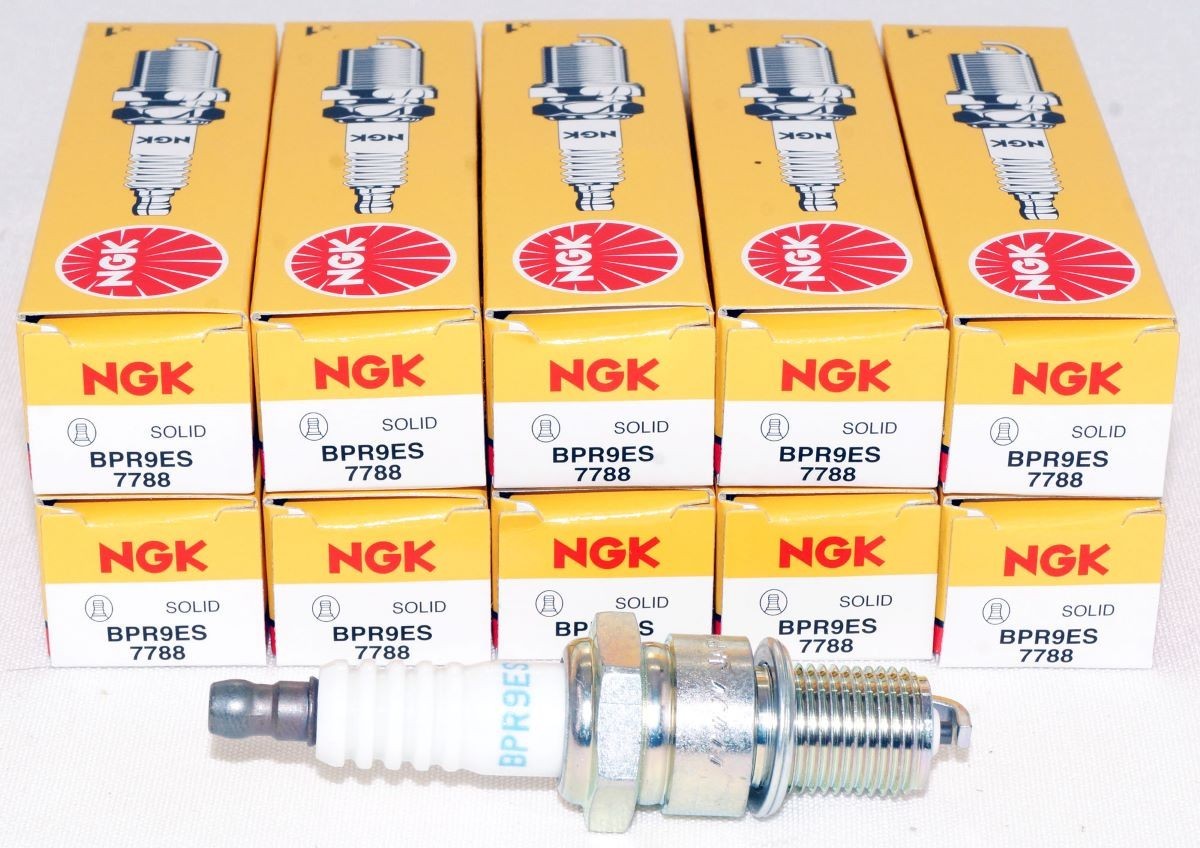 10 Pack Genuine NGK 7788 Spark Plugs BPR9ES for Arctic Cat Polaris Yamaha