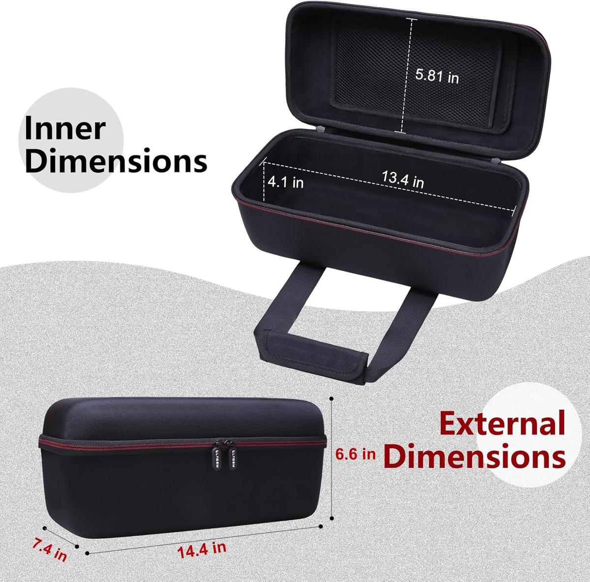 GEMER XSサイズ LTGEM Case Compatible with Behringer X Air XR18 / XR16 / XR12