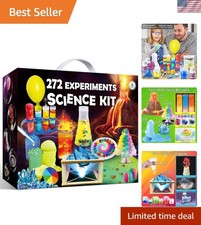 Magic  Physics 272 Experiments Science Set - Perfect Birthday Gift for Kids