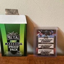 Brett Jackson Witt 2025 Leaf Metal Baseball 1/1 Pre Production Proof FIRE