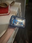 Wheaton NJ Blue Glass Paul Revere Embossed Molded Bottle w/ Cork, 1911 Small — photo 4