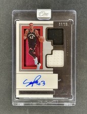 2019-20 Panini One and One Pascal Siakam Autograph Patch /99 Raptors #DJA-PSK