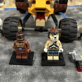 LEGO LEGENDS OF CHIMA Lennox Lion Attack (70002) W Minifigs 99% Complete Manuals