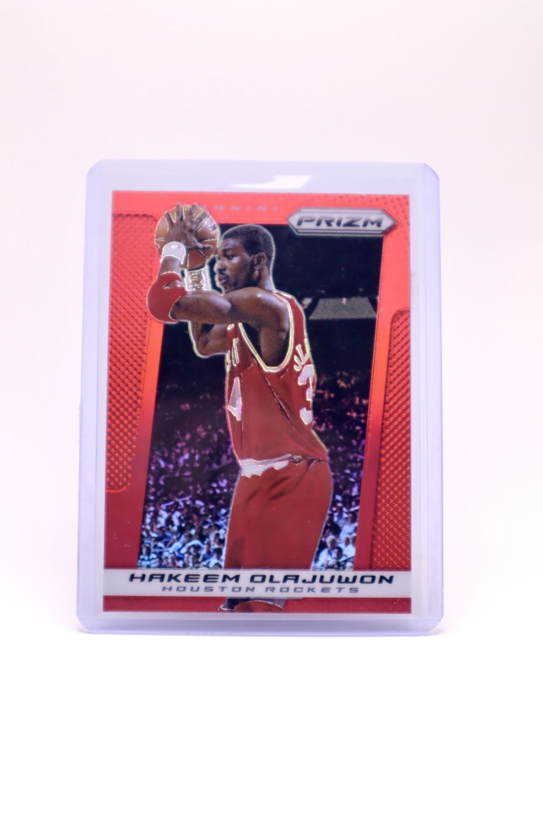 2013-14 Panini Prizm - Hakeem Olajuwon #254 Red SP - COLOR MATCH 🔥🔥