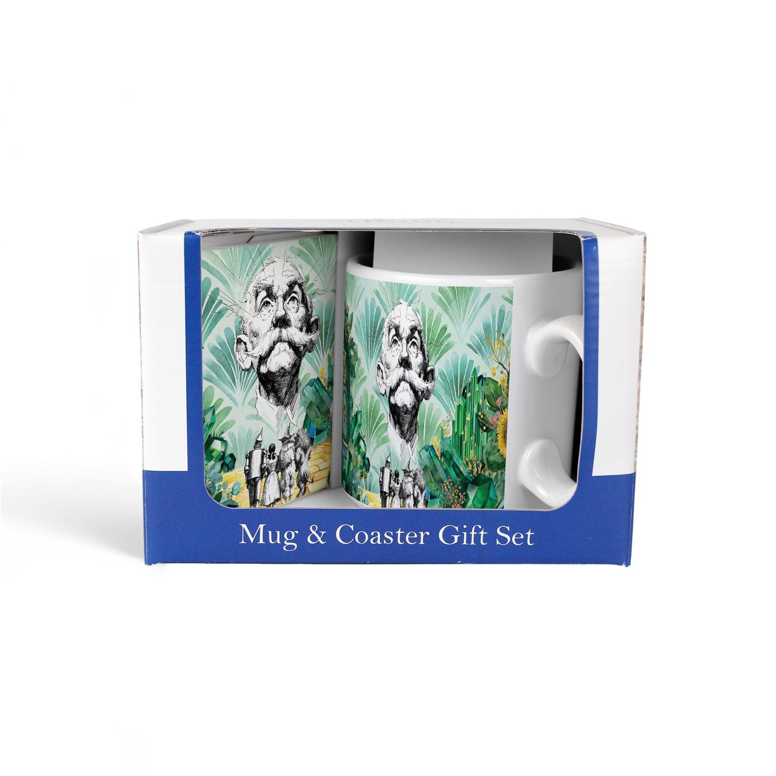 Wizard of Oz Mug & Coaster Gift Set - Emerald City Ceramic Tea/Coffee Present