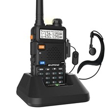 Baofeng UV-5R Long Range Dual Band UHF VHF Radio Walkie Talkie Transceiver