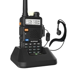 Baofeng UV-5R Long Range Dual Band UHF VHF Radio Walkie Talkie Transceiver