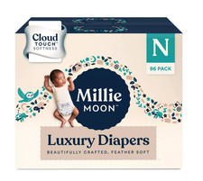 Millie Moon Luxury Diapers Newborn/96ct,