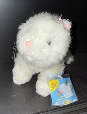 Webkinz Ganz White Persian Cat Stuffed Animal With Code