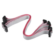 5Pack IDC 16 Pins Flat Ribbon Cable Female Connector 30cm Length 2.54mm Pitch