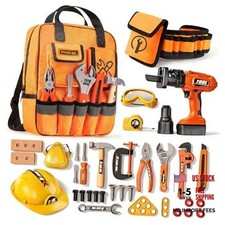 36Pcs Kids Tool Set, Toddler Tool Construction Toys with Belt Electronic