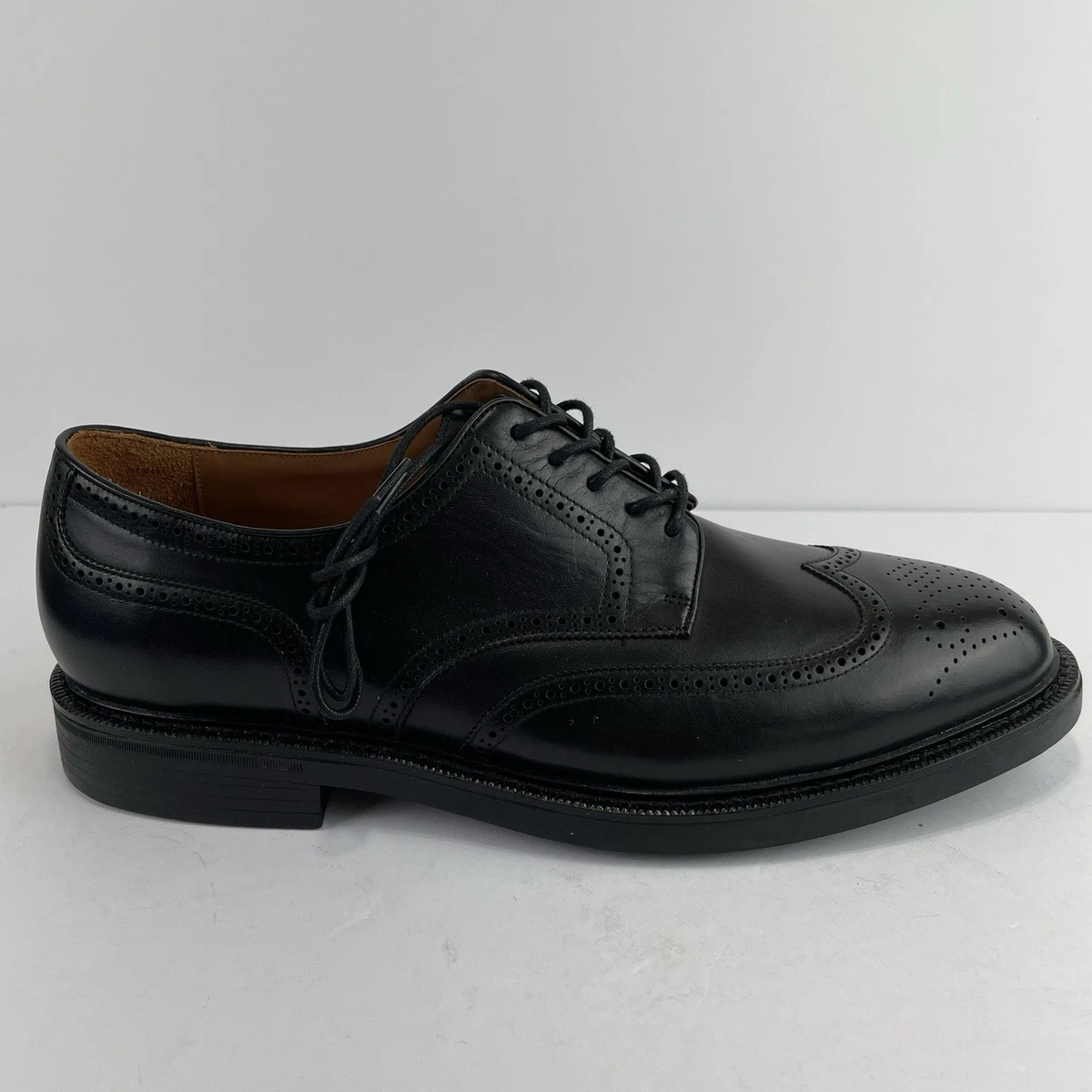 靴 Ralph Lauren Wing Tip Black Calf Leather Polo Ralph Lauren Black Wingtip Dress Shoes for Men for sale | eBay